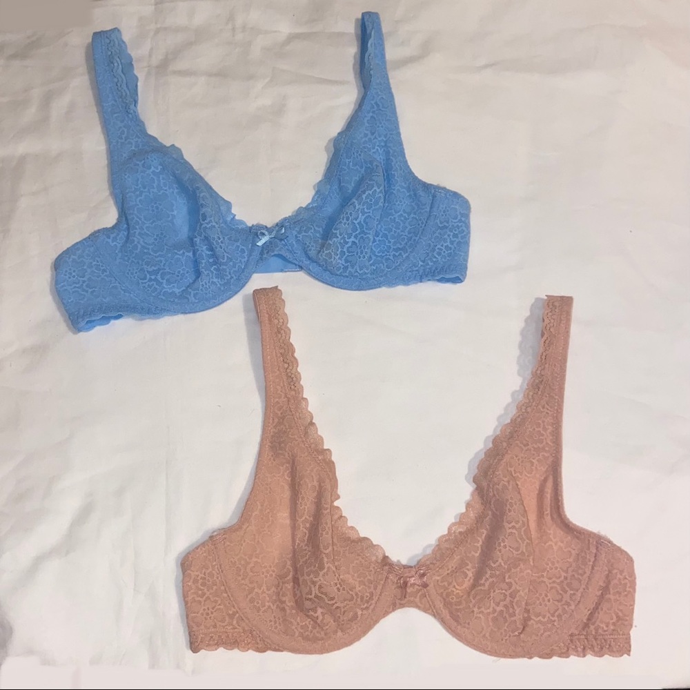 Hop Lun Lace Floral Bralette Bundle